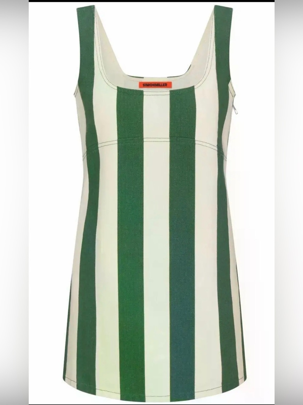 Simon Miller Sahara Striped Denim Mini Dress